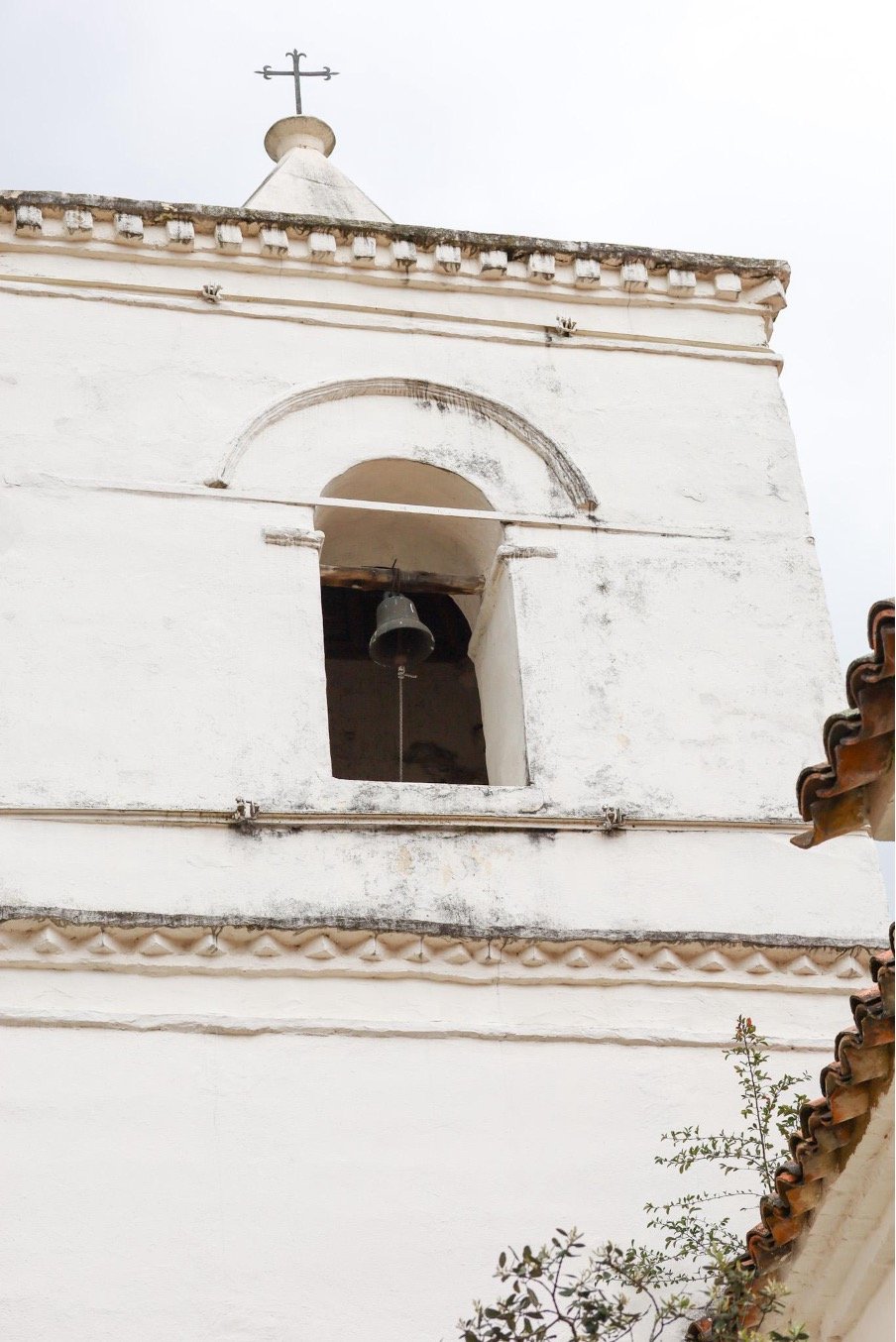 Torre de la iglesia colonial de San Juan Bautista, Sutatausa, Cundinamarca